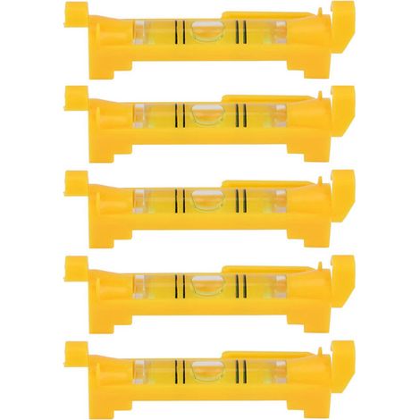 Wasserwaage mit angeformtem Haken und Schnur - Mini für hydraulisches Mauerwerk.