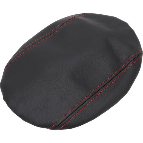 Housse de console centrale de voiture en cuir souple résistant à l'eau, confort amélioré, coussin d'accoudoir pour Forester 2025 ligne noire + rouge, conduite à gauche uniquement (1/3)