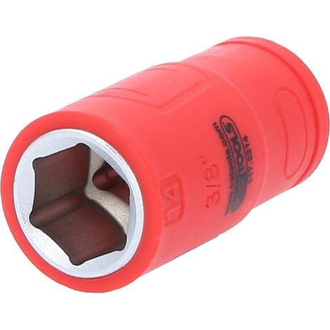 Douille isolée 3/8", 14 mm (1/4)
