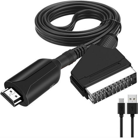 Convertisseur péritel vers Hdmi adaptateur Audio vidéo pour Hdtv/dvd/décodeur/ps3/pal/ntsc Starlight - RWConvertisseur de tension. (1/4)