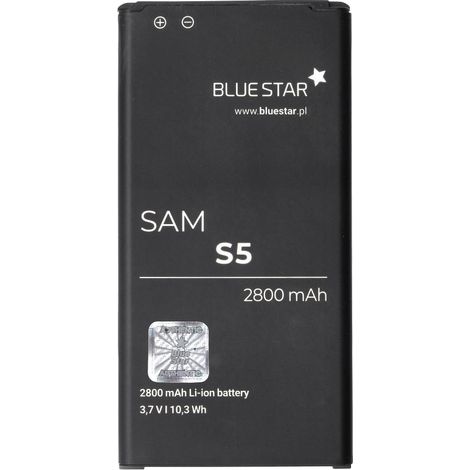 Bluestar Akku Ersatz kompatibel mit Samsung Galaxy S5 2800 mAh SM-G900 Austausch Batterie Accu EB-BG900BBC (1/4)