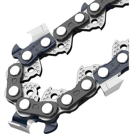 Chaînes de tronçonneuse - SHI - Lot de 2 - 57 maillons - Guide-chaîne de 40 cm - Pas de 3/8 pouce - Chaîne à angle droit (1/4)