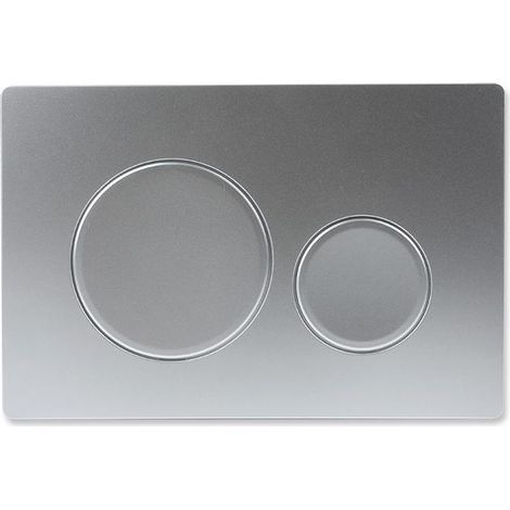 Plaque de double chasse d'eau pour les séries Geberit UP300 UP320 UP700 et UP720 Argent (1/4)