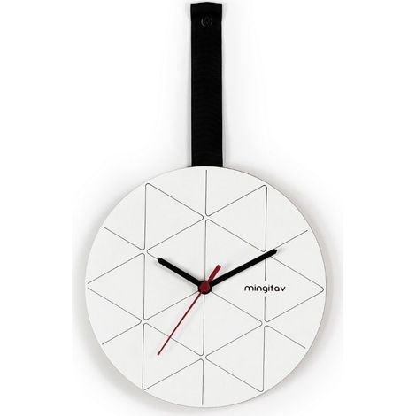 Orologio da parete Minuetto nero e bianco (1/4)