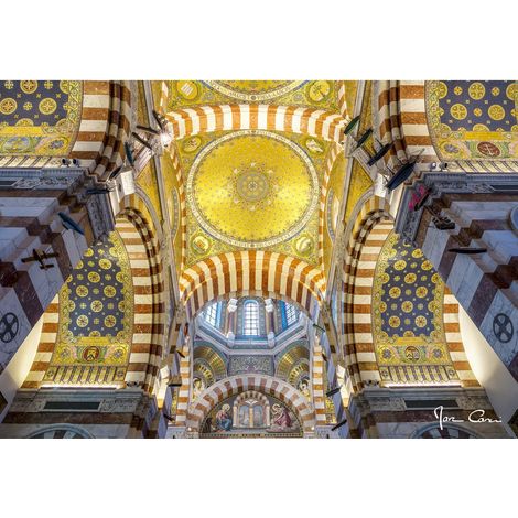 Tableau sur toile intérieur Notre-Dame 45x65 cm - Impression sur Toile Murale Décorative - Image imprimée en HD sur Toile - Toile sur Châssis en Bois FSC - Fabriqué en France (1/4)