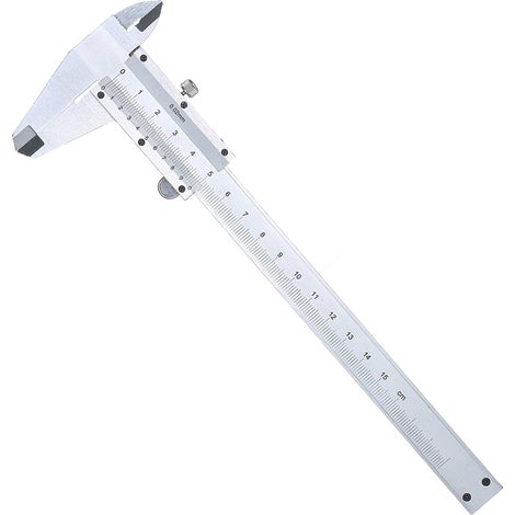 Eosnow Professioneller Messschieber aus Edelstahl, 0–150 mm, Schiebelehre, Messwerkzeug für Innen- und Außentiefe, Schritt-Mikrometer-Messung