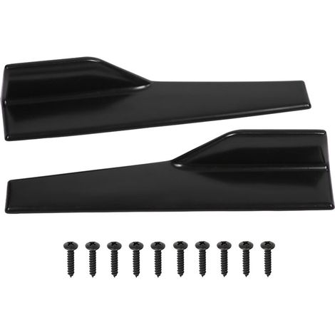 Jeffergarden seitenschweller Universal,Bas de Caisse Fiat fiorino,Jupes Latérales WRX, Jupes Latérales Universelles pour Voitures, Tabliers de Garde-Boue Automobile, 2 Pcs Voiture Universel Noir Mat J