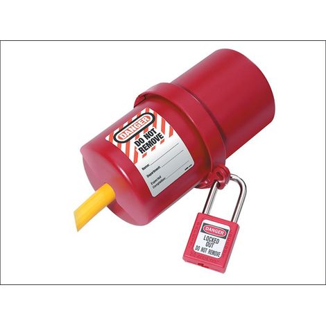 Lockout Electrical Plug Cover Large for 240V - 550V MLKS488 (1/2)