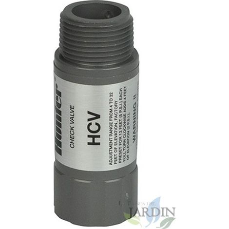 Valvola di Non Ritorno 3/4'' Femmina x 3/4'' Maschio Hunter