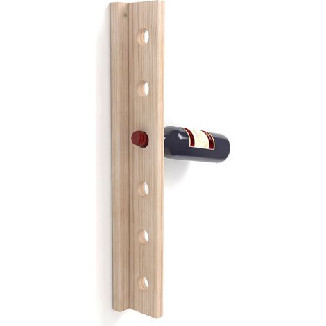 PORTABOTTIGLIE LEGNO 6 BOTT. MURALE T-6