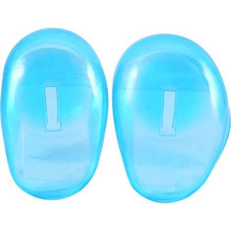 2 Pièces Cache-Oreilles Bleus Protection Anti-Taches pour Éviter la Coloration des Protège-Oreilles (1/5)