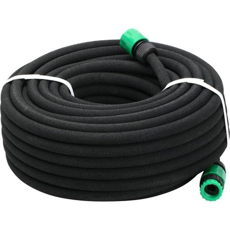 1 Tuyau Micro-poreux,50M,Diamètre 12mm,Polyoxyméthylène,Noir,Irrigation Jardin