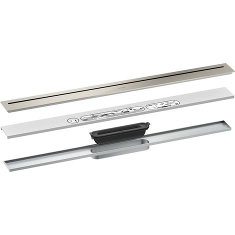 hansgrohe AXOR Drain Fertigset Durschrinne, 800mm, 42521800 (1/2)