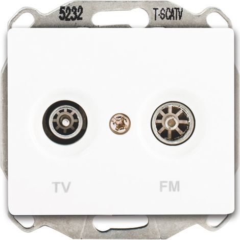 SIEMENS DELTA IRIS PRISE TV FM BLANC SIE266740 (1/3)