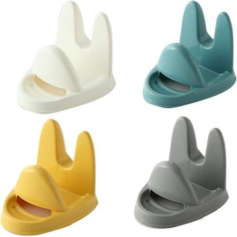 Support pour couvercle de casserole, ensemble de 4 repose-ustensiles de cuisine, support pour couvercle et cuillère, support pour couvercle et cuillère (1/5)