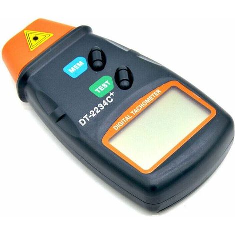 Professioneller digitaler Drehzahlmesser mit LCD-Bildschirm, berührungsloser Drehzahlmessung und automatischer Umschaltung (1/4)