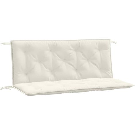 Maison Exclusive - Gartenbank-Auflagen 2 Stk. Melange Creme 120x5