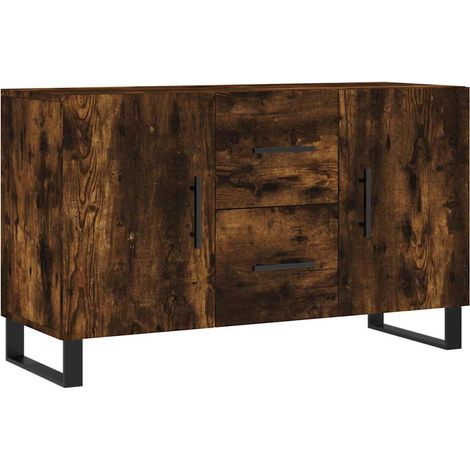 Maison Exclusive - Credenza Rovere Fumo 100x36x60 cm in Legno Multistrato (1/5)