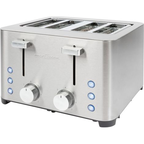 Grille pain 4 fentes en acier inoxydable Proficook PC-TA1252 (1/5)