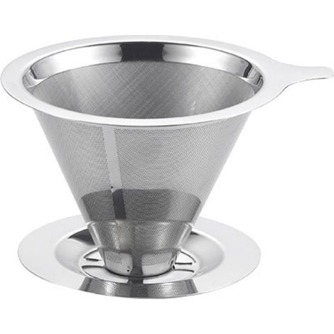 Kaffeefilter – Edelstahl – Für Tassen und Thermoskannen – Papierlos – 1 Stück (1/5)
