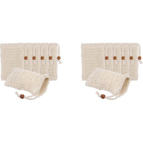 of 80 exfoliating soap bags sisal mesh soap bags drawstring