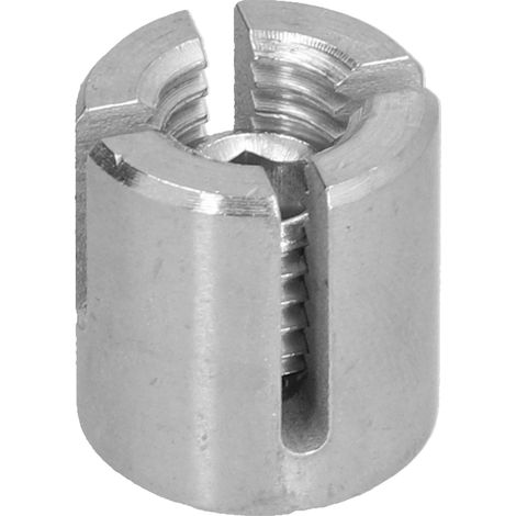 Lot de 10 colliers en croix inox T316 pour câble acier treillis de fixation garde-corps câble 2mm (1/5)