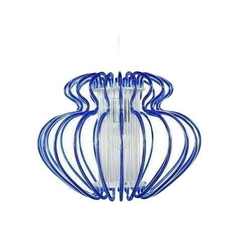 Lampada a sospensione Candellux Imperia Ø45 blu cromo (1/2)