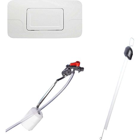 Kit placca galleggiante tampone stir blitz 12lt per wc bagno cassetta incasso