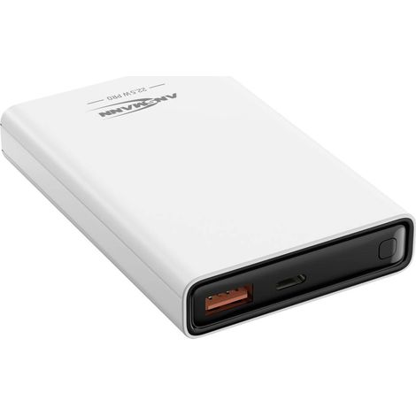 ANSMANN Mini powerbank 22,5 W PB222PD 10000 mAh Blanc (1 pce) (1/8)