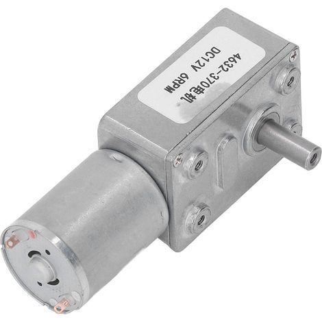 6 U/min Schneckengetriebemotor, robust selbsthemmend, 12V Gleichstrom-Getriebemotor für Türöffner, kompakte Winde, für den Hausgebrauch. (1/5)