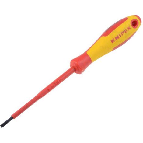 KNIPEX - Tournevis isole plat 3.5x0.6mm - 1kVAC