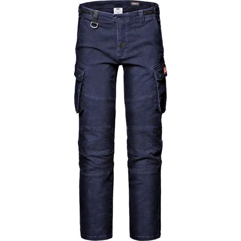 SIR SAFETY SYSTEM KOMBAT DENIM Pantalon de travail multipoches bleu foncé Taille 44