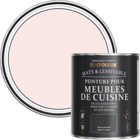 Peinture Rose pour Meubles de Cuisine, Finition Mate - Vanille Fraise 750ml (1/5)