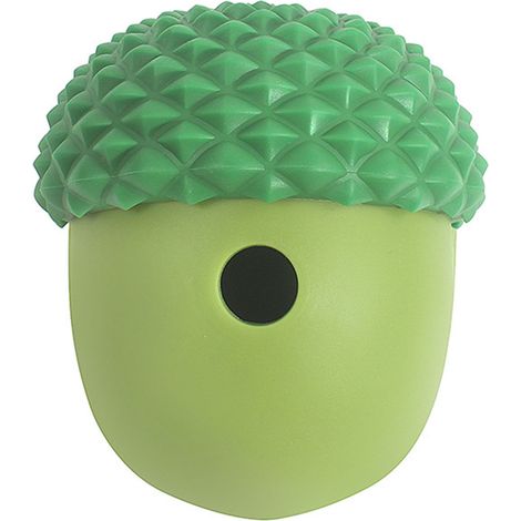 Futterspielzeug für Hunde, bissfest, interaktiver Silikon-Puzzleball mit langsamer Futteraufnahme, pfauengrün und dunkelgrün (1/5)