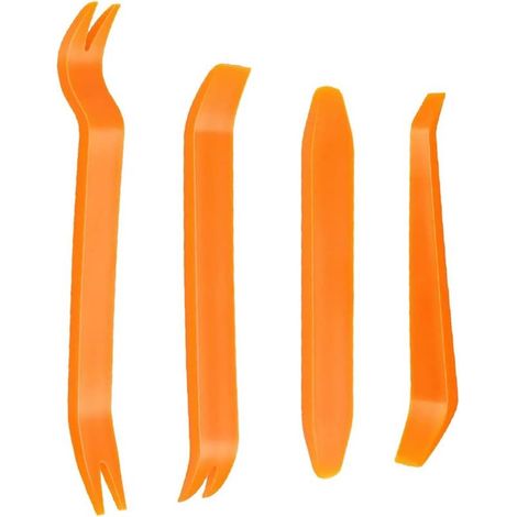 Kit universal de 4 piezas para desmontar y colocar el panel de control del sistema de audio y vídeo del coche. (1/5)