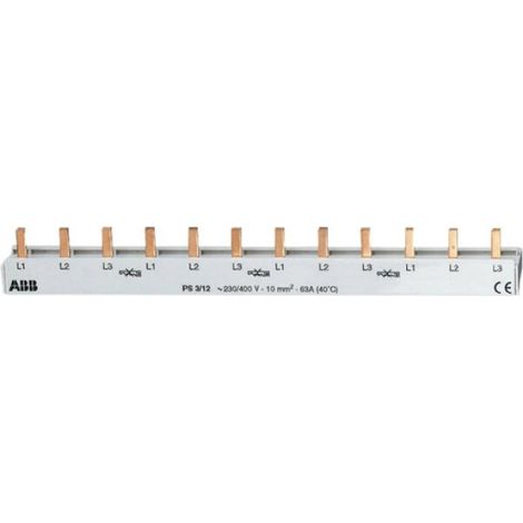 ABB PHASENSCHIENE AUSBRECHBAR (PS 3/60 A 3POL.10MM²)