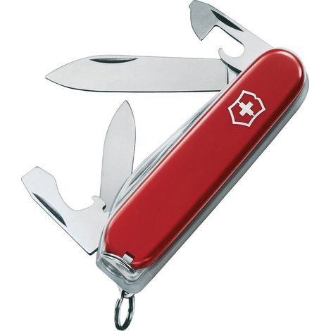 Victorinox, Recruit, Coltellino Svizzero, Originale, Multiuso, Campeggio, 10 Funzioni, Lama, grande, Apriscatole (1/5)