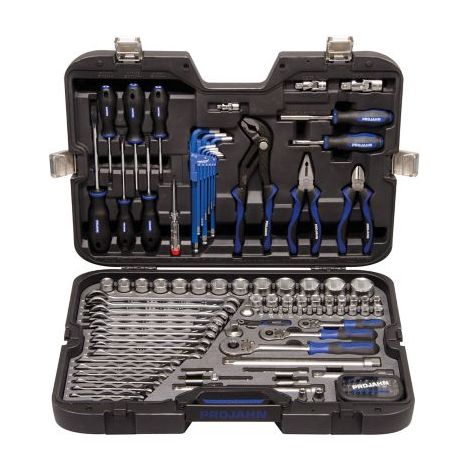 Industrie-Werkzeugkoffer Universal metrisch 6-kant 122-tlg. robust und langlebig (1/5)