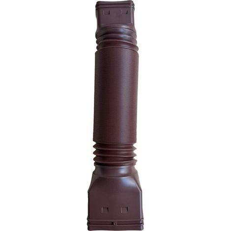 1 Dachrinnenverlängerung, flexibles Design, braune Farbe, zur Regenwasserableitung (1/5)