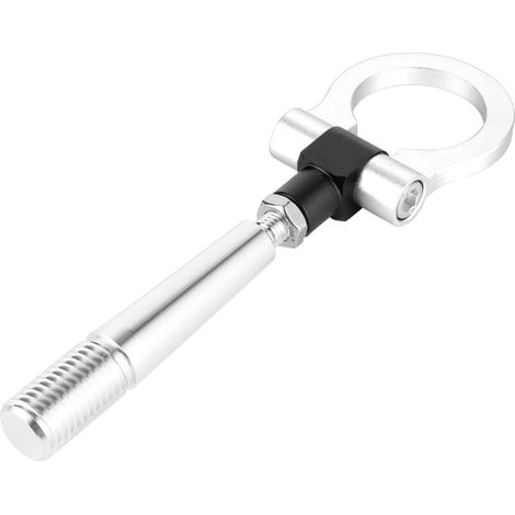 Gancio di traino avvitabile, gancio di traino per paraurti anteriore auto JDM con anello di traino da pista avvitabile adatto per FX35 / FX45 / FX50.