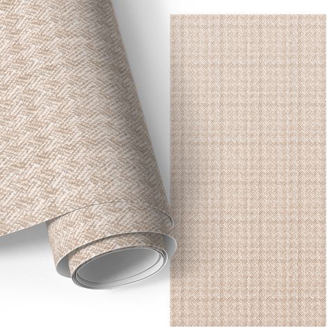 Möbelfolie - Klebefolie für Möbel - Selbstklebende - Deko-Folie für Küche Schrank Tisch & Fensterbank - Beigefarbene Muster 50x100 cm
