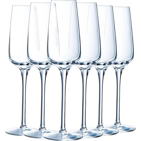Flûte à Champagne Sublym 21 cl Lot de 6 (1/5)