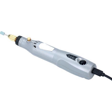Mini-meuleuse électrique multifonctionnelle portative 6000-15000 tr/min, outil rotatif puissant, polisseuse et perceuse rechargeable 3 en 1 avec câble de chargement micro USB et 21 accessoires pour le (1/5)