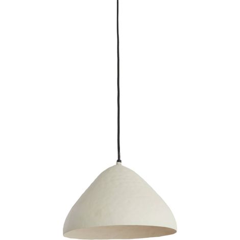 Light & Living - hängeleuchte - Elimo - beige - metall - E27 -