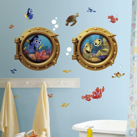 Stickers géant Némo Hublot Disney (1/3)