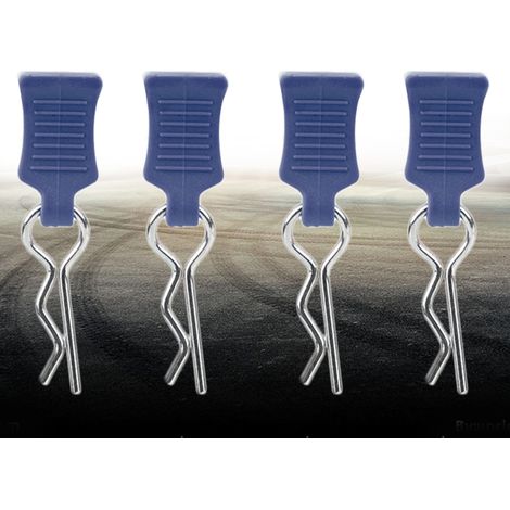 Ensemble de supports de fixation pour voiture télécommandée 1/8 1/10 1/12, accessoire carrosserie en bleu foncé (1/3)