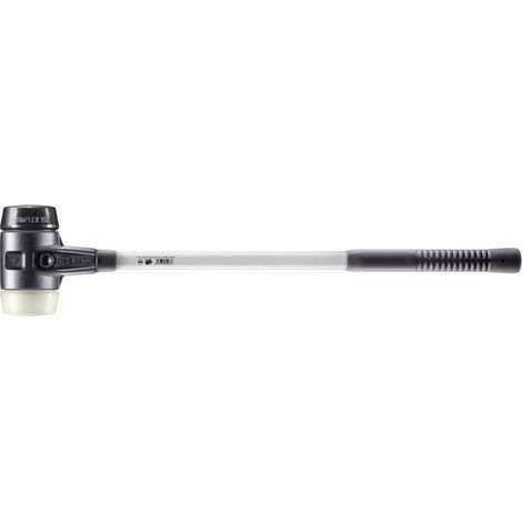 Marteau de frappeur, Caoutchouc chargé/nylon avec boîtier en fonte malléable renforcée et manche en fibre de verre D=80 mm 3728.081 (1/5)