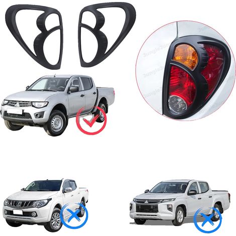 Cubiertas para faros delanteros y traseros, fácil instalación, protección duradera, cubierta de luz trasera de 2 piezas. (1/2)