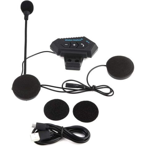 Choyclit – Freisprecheinrichtung für Motorräder – Hi-Fi Bluetooth V4.1 Headset – Anrufe und Musik – 8 Stunden Akkulaufzeit – 20–30 m Reichweite