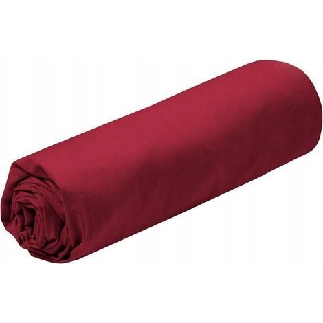Koma ELLYSEE Sábana para cama 180x200 cm Rojo algodón (1/2)